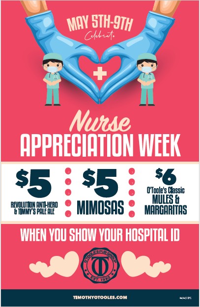 Nurse Appreciation Week - Timothy O'Toole's Lake Villa